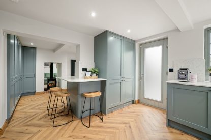 The kitchen at Forge Cottage, Staffordshire