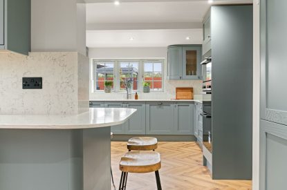 The kitchen at Forge Cottage, Staffordshire