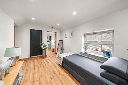 A bedroom at Forge Cottage, Staffordshire