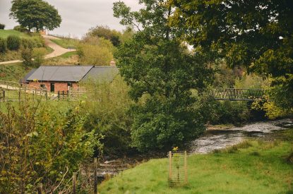 The river at Mill House, Powys