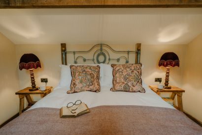 A king size bedroom at Fox Hallow, Cheshire