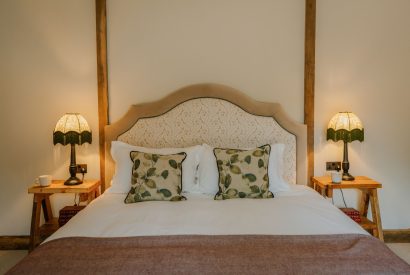 A king size bedroom at Fox Hallow, Cheshire