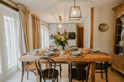 The dinding area at Fox Hallow, Cheshire