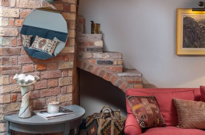 The living room at Wyvern House, Shropshire