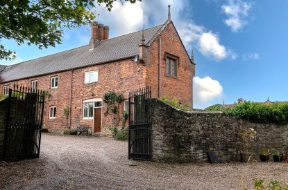 The entrance to Wyvern House, Shropshire