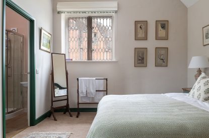A double bedroom at Wyvern House, Shropshire