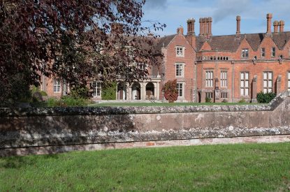 The grounds at Wyvern House, Shropshire