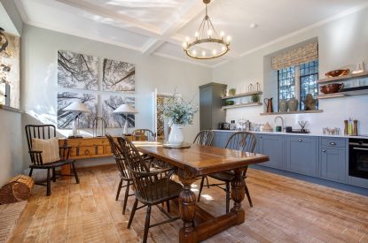 The kitchen dining room at Priory East Gate, Essex
