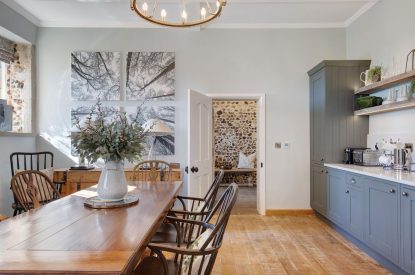 The kitchen dining room at Priory East Gate, Essex