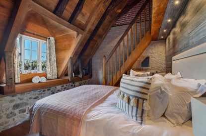 A king-size bedroom at Reeves Cottage. Essex