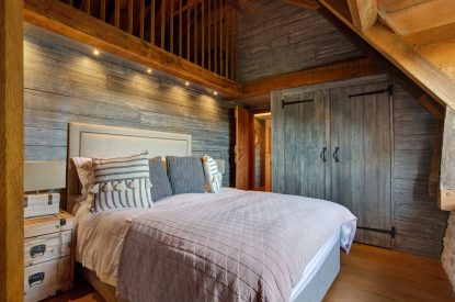 A king-size bedroom at Reeves Cottage. Essex