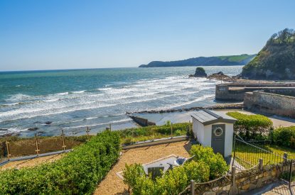 The garden at Lightkeepers Cottage, Cornwall