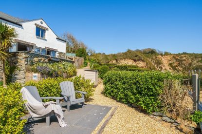 The garden at Lightkeepers Cottage, Cornwall