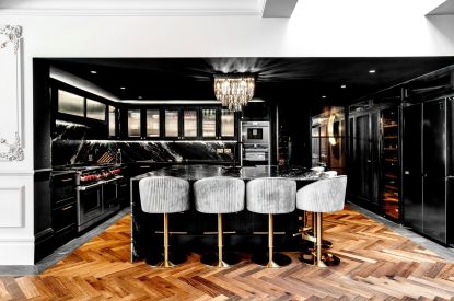 The kitchen at Halo House, Cotswolds