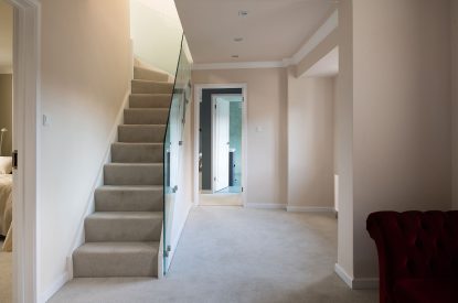 The landing at Southwoods, Hampshire