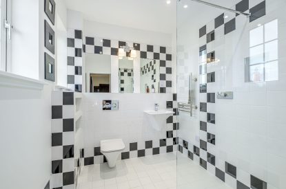 A bathroom at Oban House, Argyll and Bute