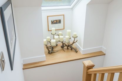 The staircase at Oban House, Argyll and Bute