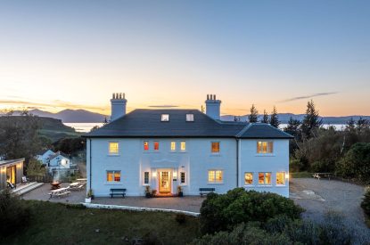 Sunset at Oban House, Argyll and Bute