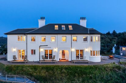 The outdoor space at Oban House, Argyll and Bute