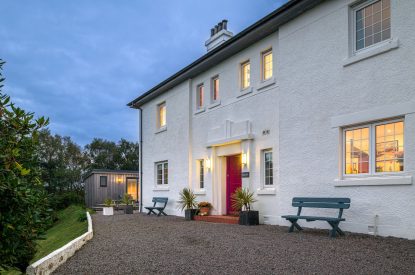 The entrance to Oban House, Argyll and Bute