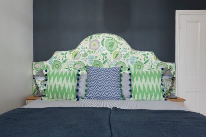 A super-king size bedroom at Sea Island, Cornwall