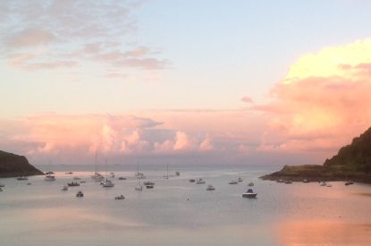 Sunset at Sea Island, Cornwall