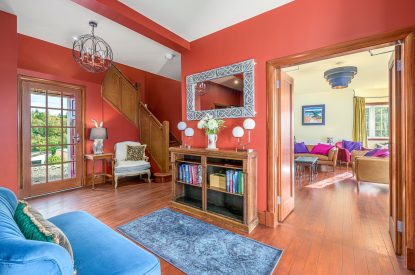 The entrance hall at An Taigh Geal, Argyll and Bute