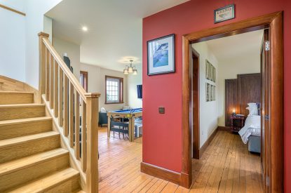 The games room at An Taigh Geal, Argyll and Bute