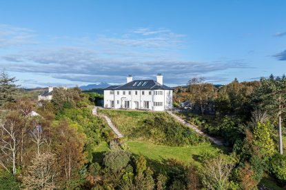 The grounds at An Taigh Geal, Argyll and Bute