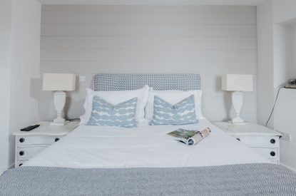 A double bedroom at Harbourview House, Cornwall