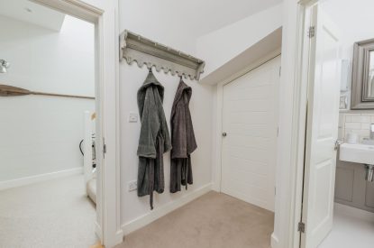 A bathroom at Harbourview House, Cornwall