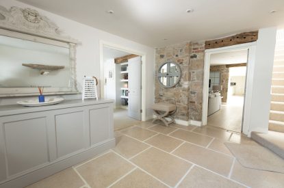 The hallway at Harbourview House, Cornwall