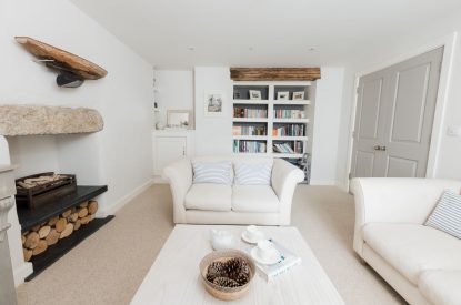 The snug at Harbourview House, Cornwall