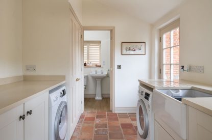 The utility room at Buxton Farmhouse, Norfolk