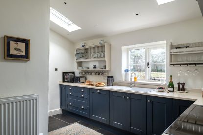 The kitchen at Buxton Farmhouse, Norfolk