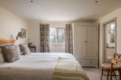 A super king-size bedroom at Buxton Farmhouse, Norfolk