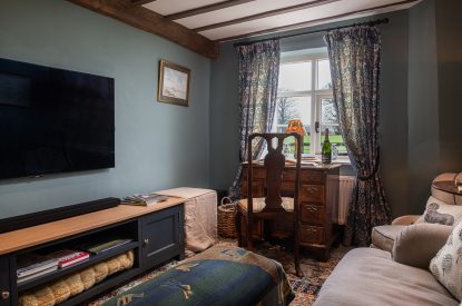 The snug at Buxton Farmhouse, Norfolk