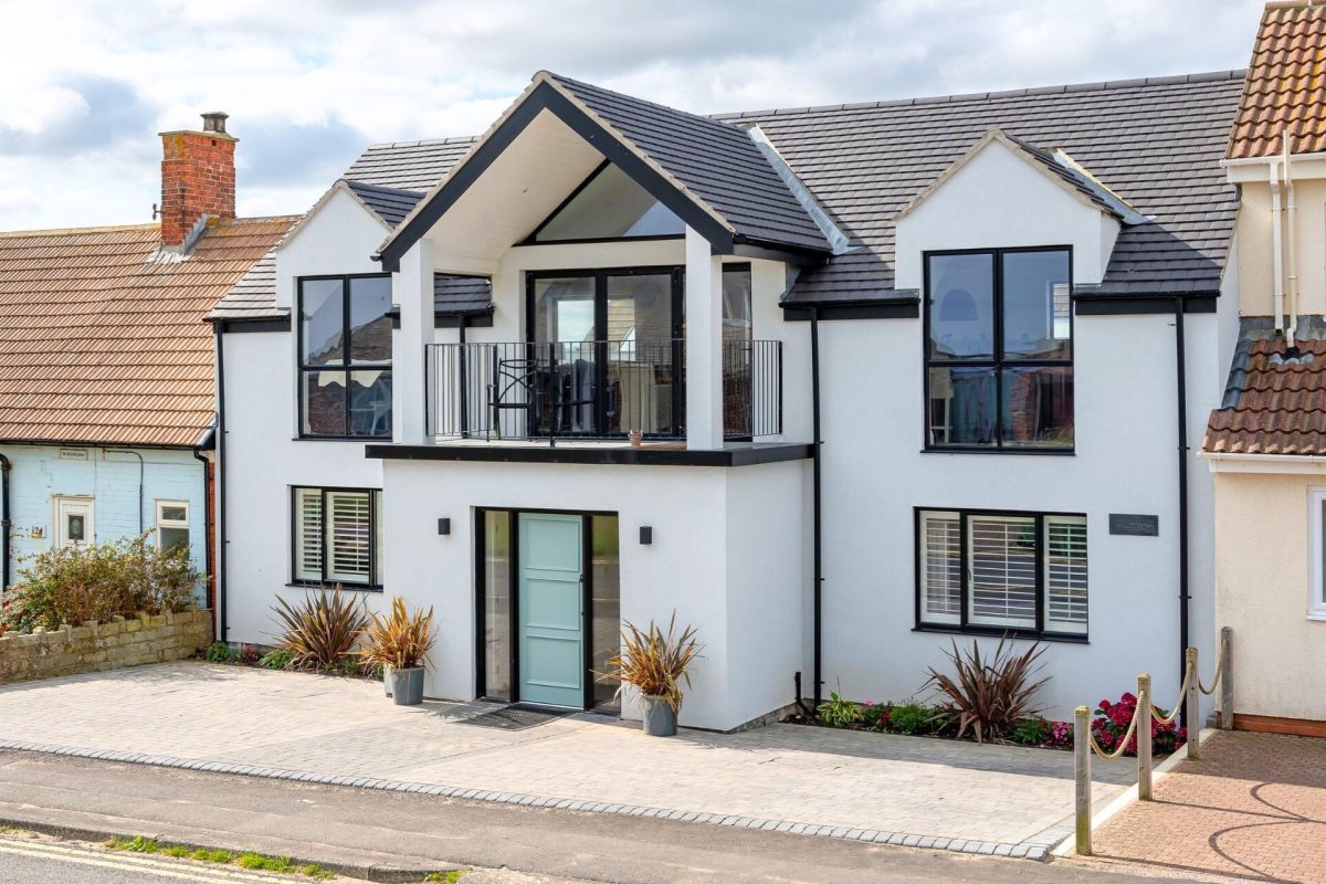 The entrance to The Bay at Beadnell, Northumberland