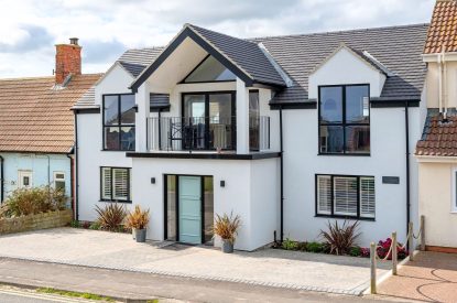 The entrance to The Bay at Beadnell, Northumberland