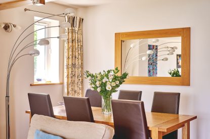 The dining room at Seaview, Anglesey