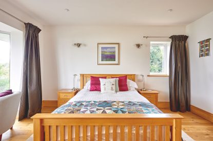 A bedroom at Seaview, Anglesey