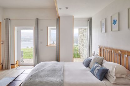 A bedroom at Seaview, Anglesey