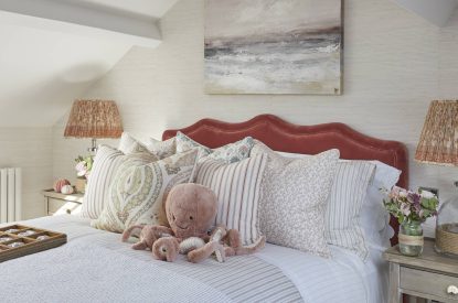 A bedroom at The Beach House, Devon