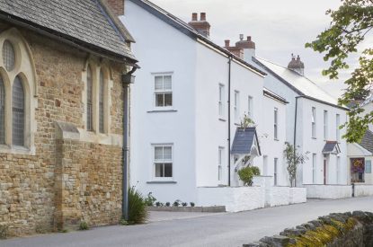 The exterior of The Beach House, Devon