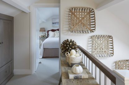 The upstairs hallway at The Beach House, Devon