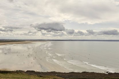 The view from The Beach House, Devon