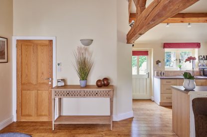 The entrance at The Couple's Retreat, Peak District