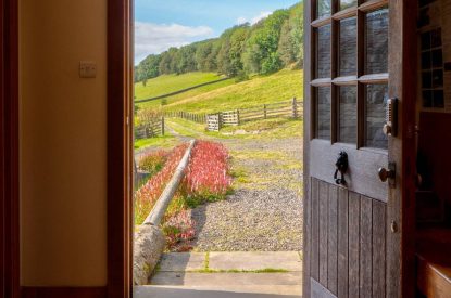 The entrance at Winnow Mill, Scottish Borders
