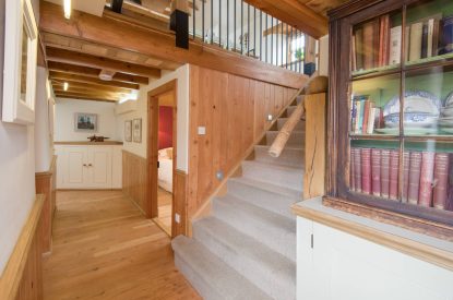 The entrance hall at Winnow Mill, Scottish Borders