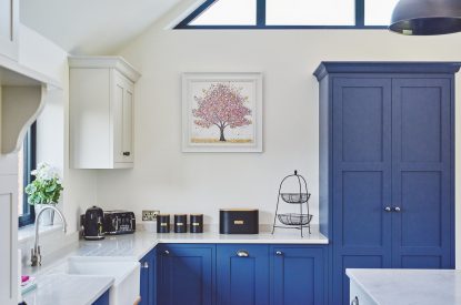 The kitchen at Big Barn, Welsh Borders